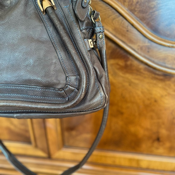 Rare!!Chloe lavender stitched M Paratay Calfskin - Picture 6 of 12